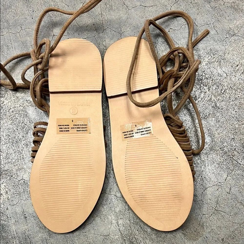 * Tan Braided Sandal - Picture 8 of 8
